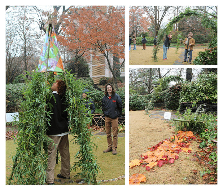 Environmental sculptures in the CED