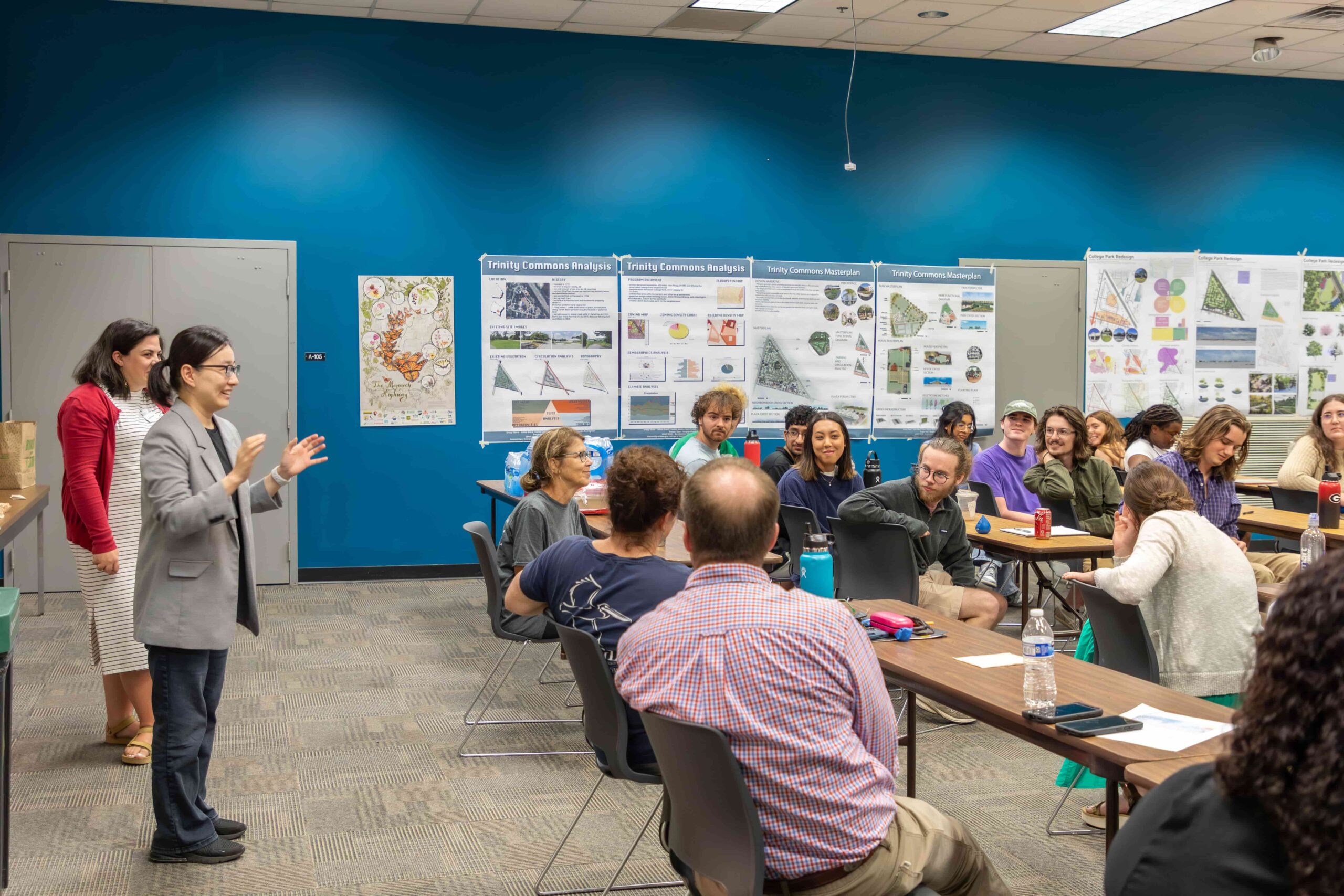 Qiong Wang, assistant professor at the College of Environment and Design, will be using her seed grant to continue her work with UGA Marine Extension and Georgia Sea Grant. Last year she brought her Residential and Mixed Use Design Studio class to Brunswick where they engaged in a stormwater case study analysis with Marine Extension and Georgia Sea Grant stormwater specialist, Jessica Brown. (Photo by Trey Cooper, UGA)