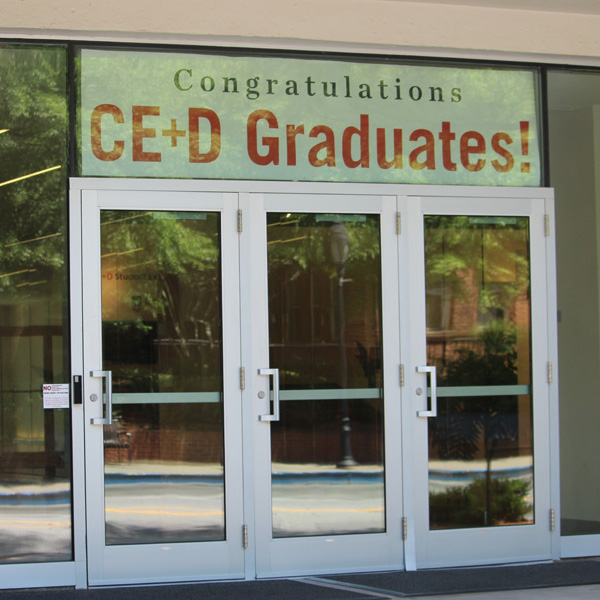CED Graduation Banner