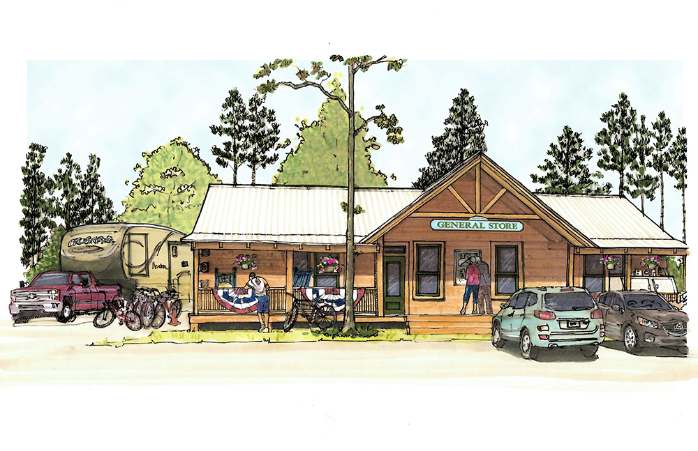 Proposed campground office and general store