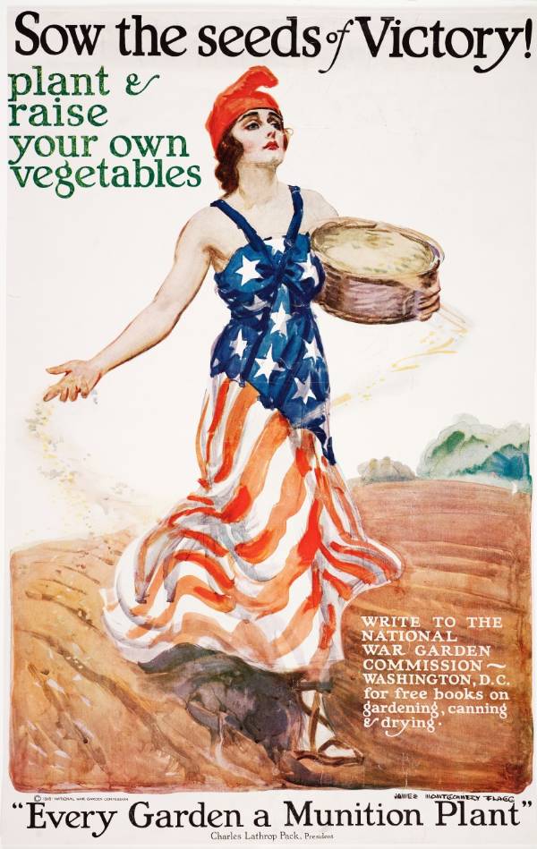 Victory Garden poster from the National Archives