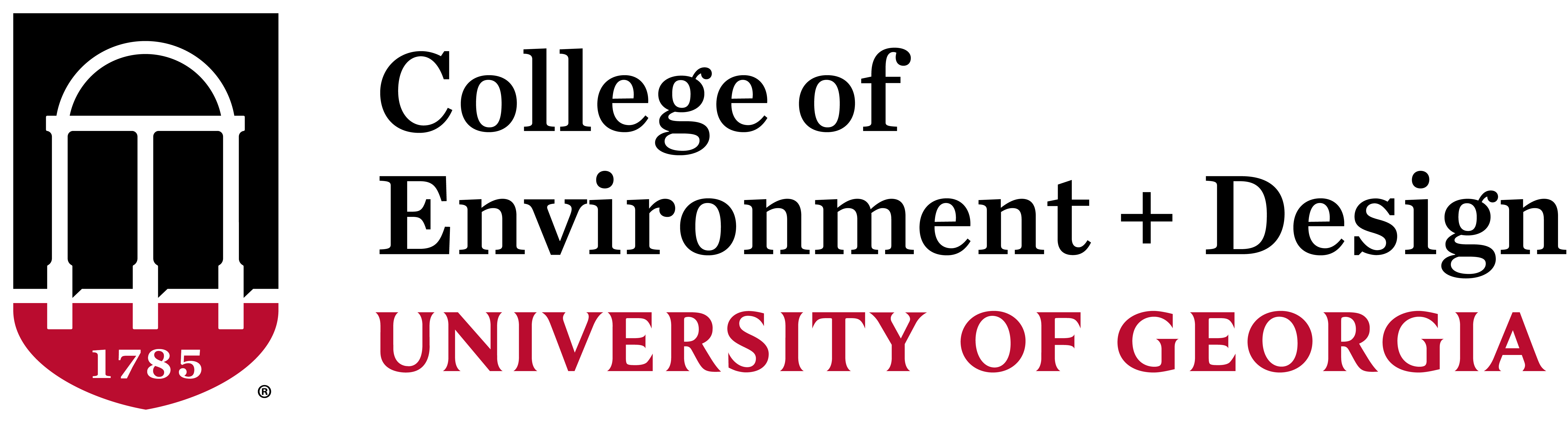 College of Environment + Design Logo