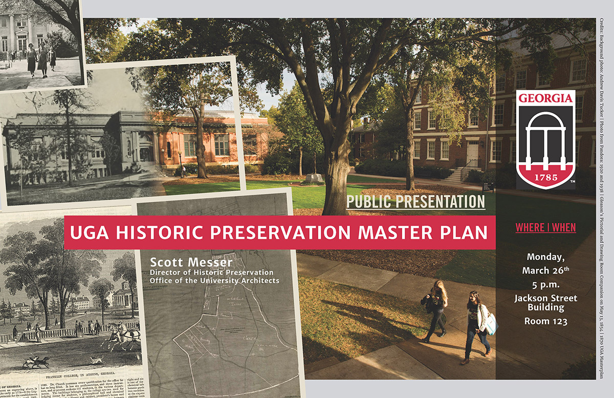 UGA Historic Preservation Master Plan Public Presentation