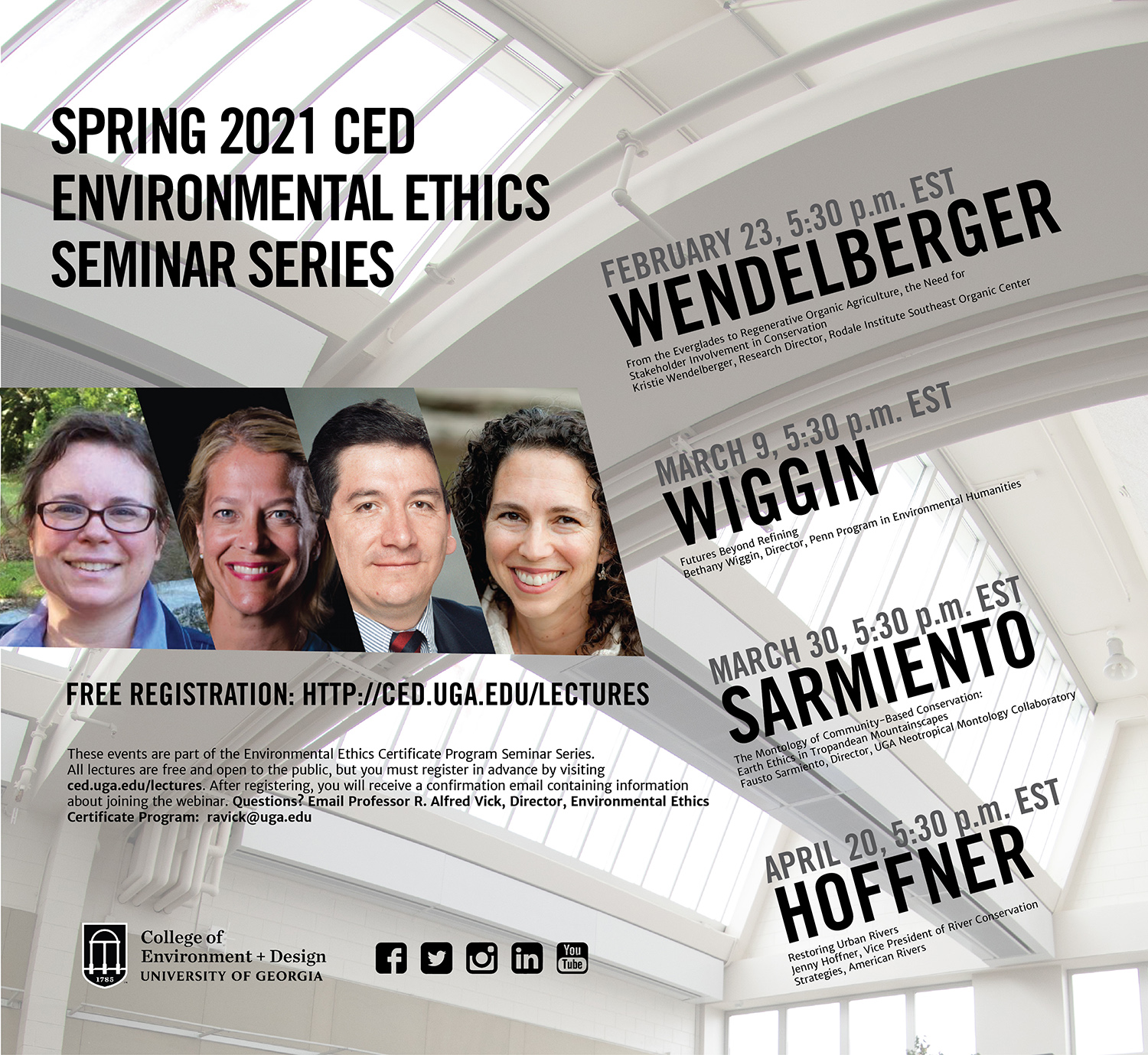 Environmental Ethics Spring 2021 Virtual Lectures