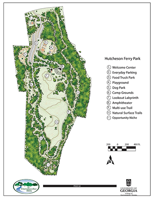 Master plan for Hutcheson Ferry Park