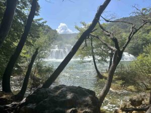 Waterfall at Krka National Park in Croatia