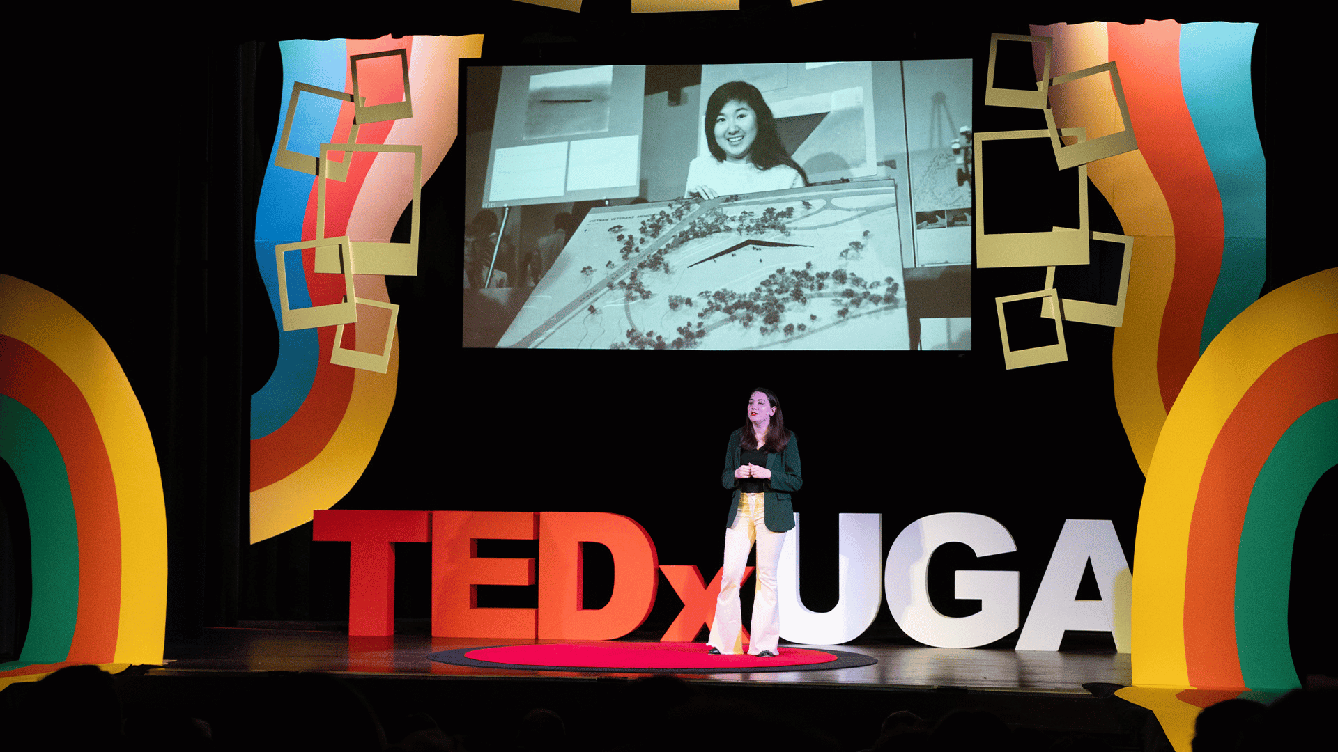 Olivia Rothstein Keeffe speaks at a TEDxUGA talk