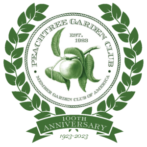 Peachtree Garden Club 100th Anniversary logo