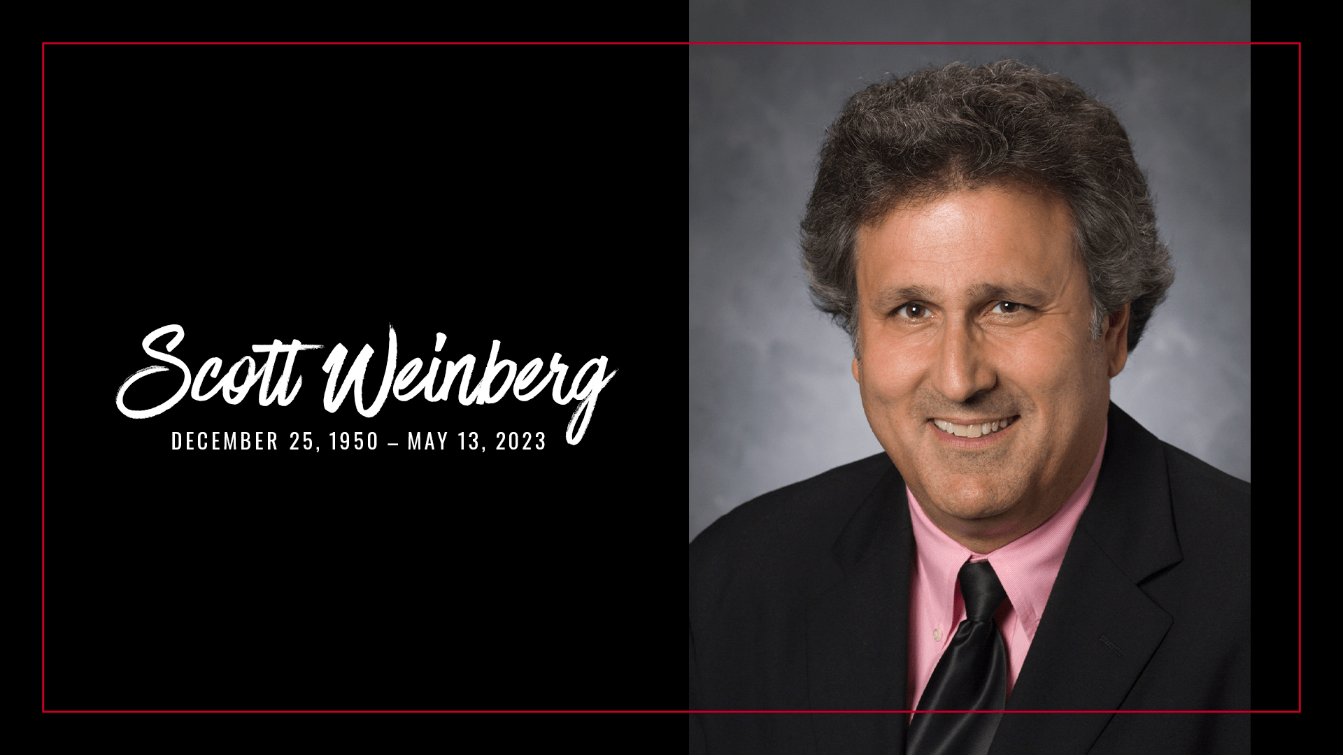 Graphic in memory of Scott Weinberg