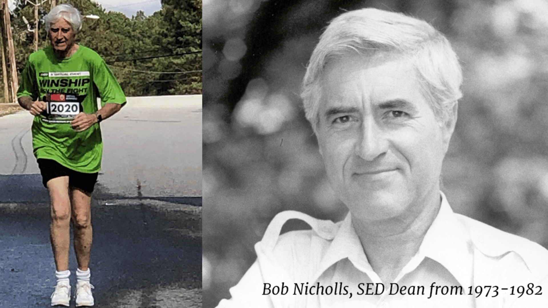 Banner graphic of former UGA CED Dean Bob Nicholls