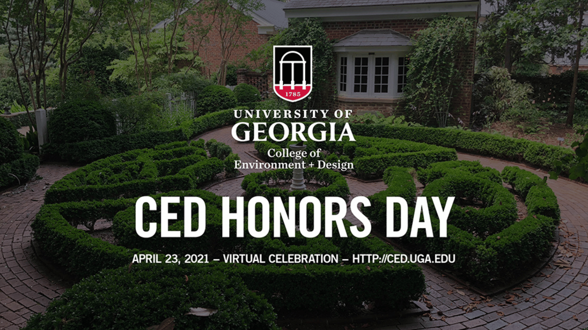 Graphic banner for 2021 CED Honors Day