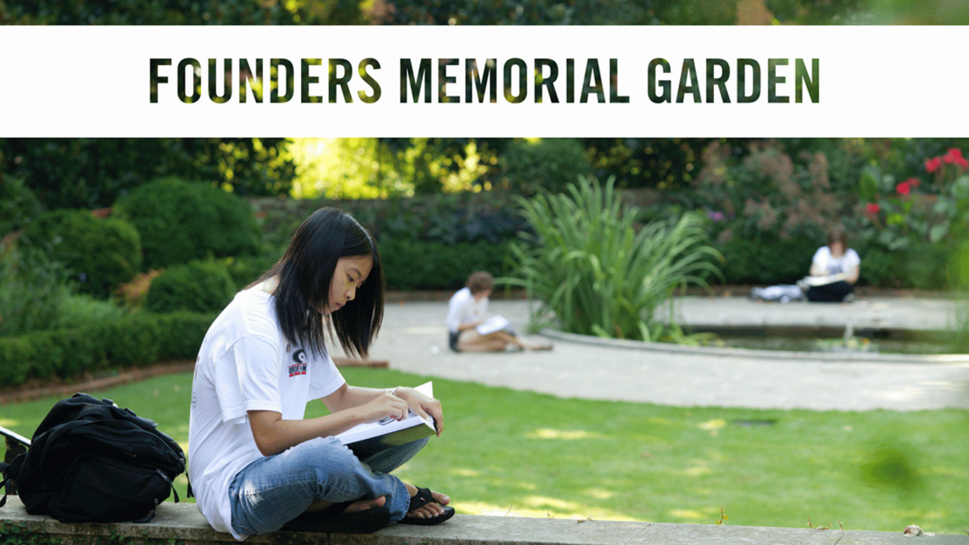 Founders Memorial Garden banner graphic