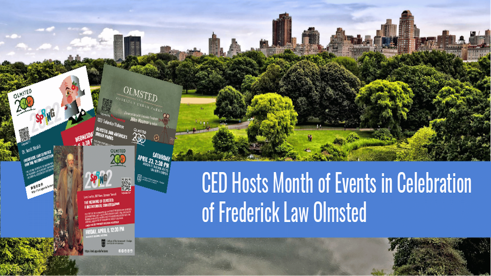 Frederick Law Olmsted banner graphic