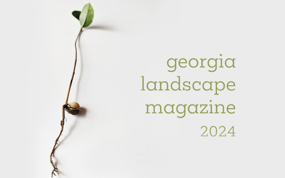 Banner graphic for the Georgia Landscape Magazine 2024.