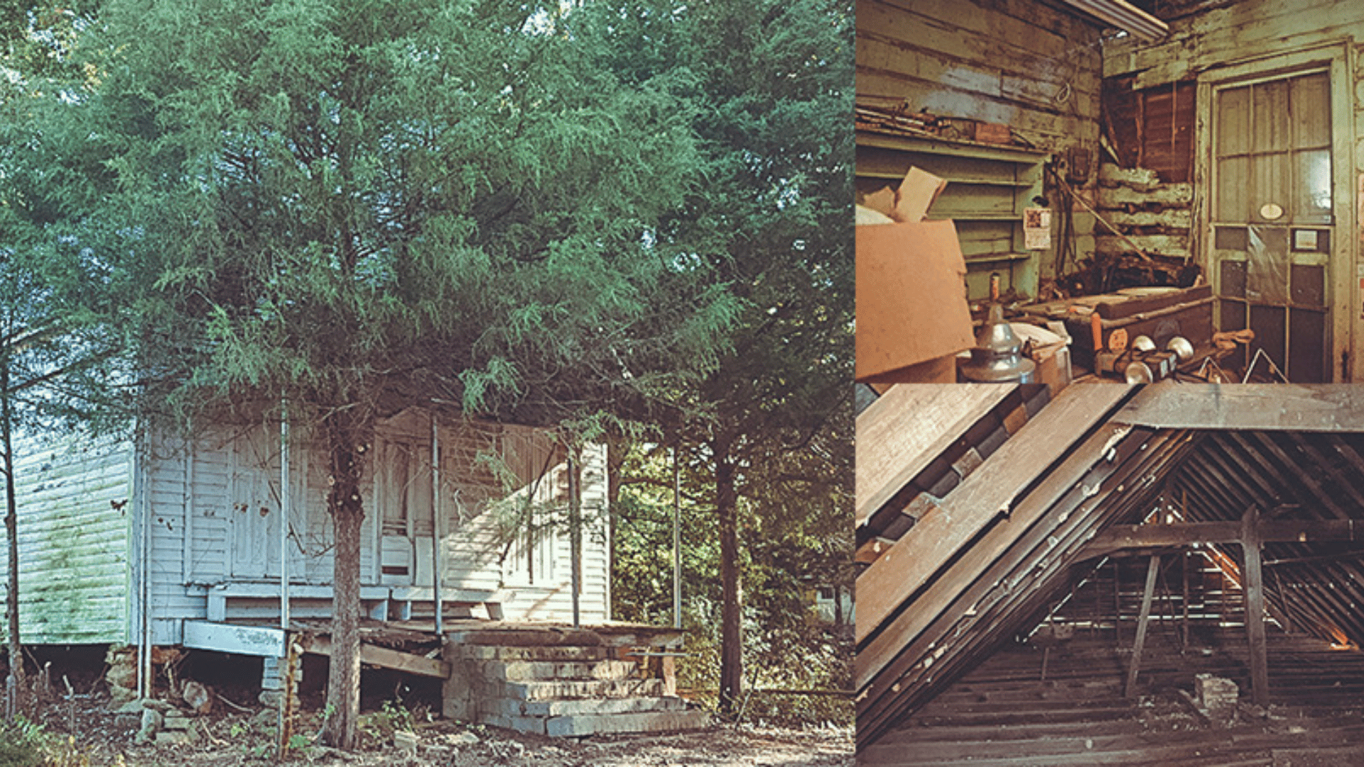 Exterior and interior of a grocery store in Paoli, GA.