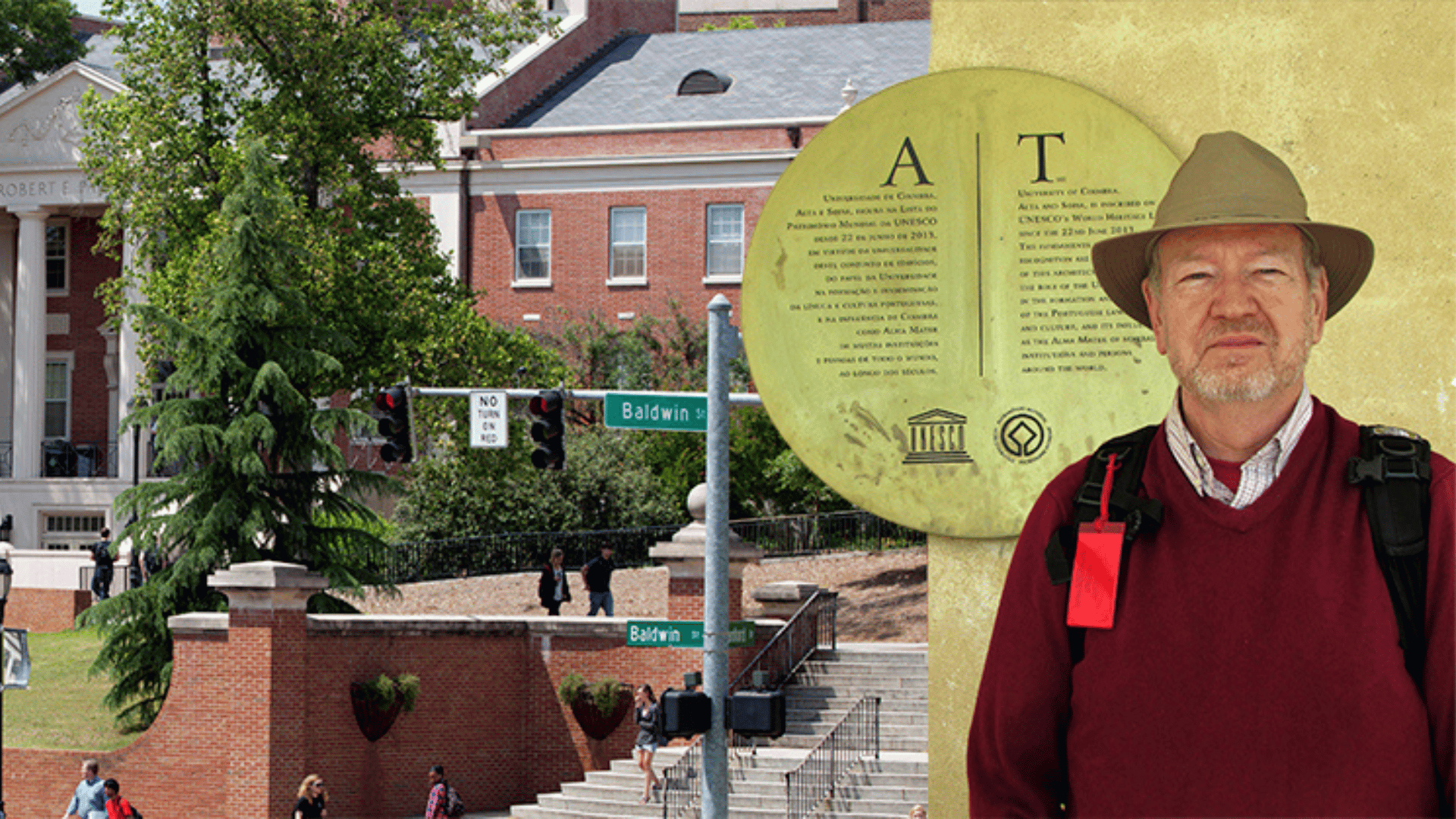 James Reap on Park Hall banner