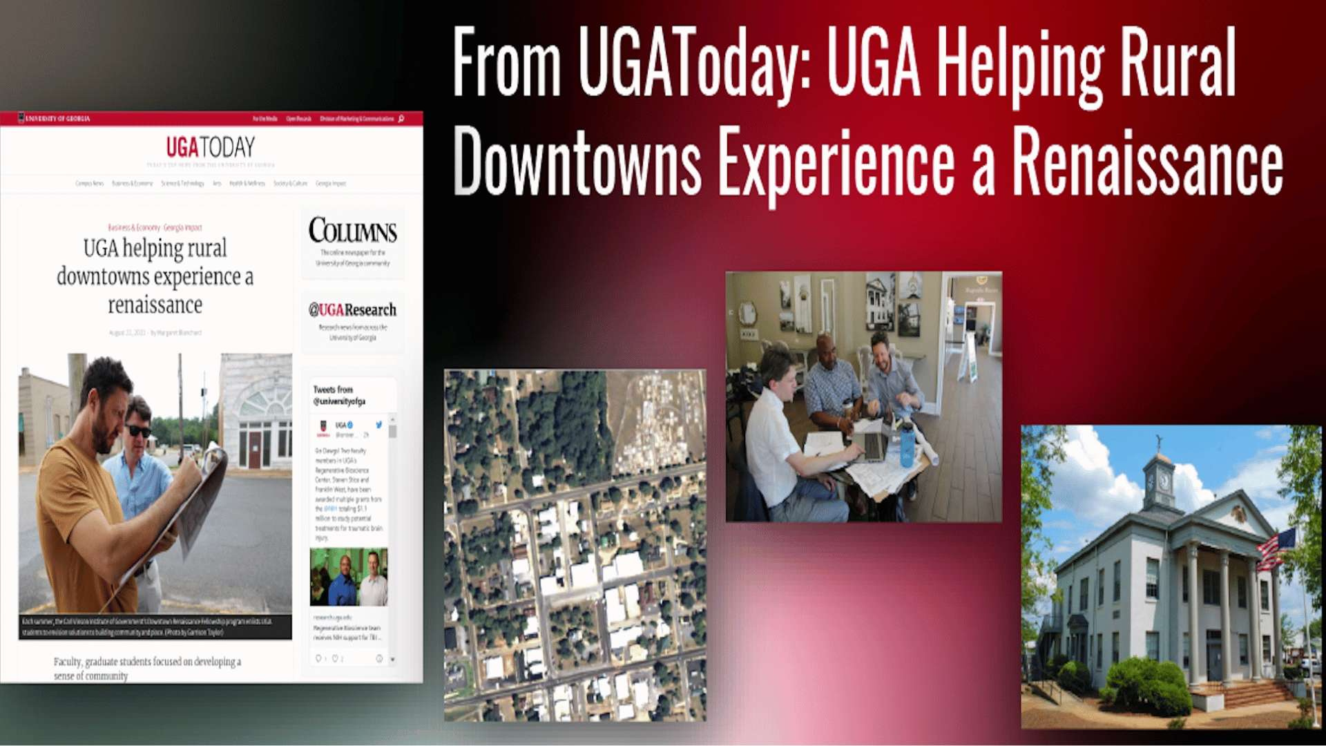 Rural Renaissance UGA Today banner graphic