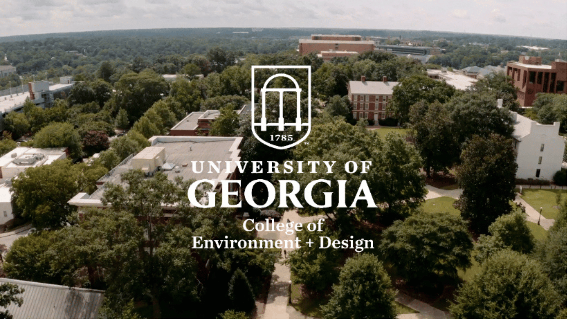 UGA College of Environment and Design banner graphic