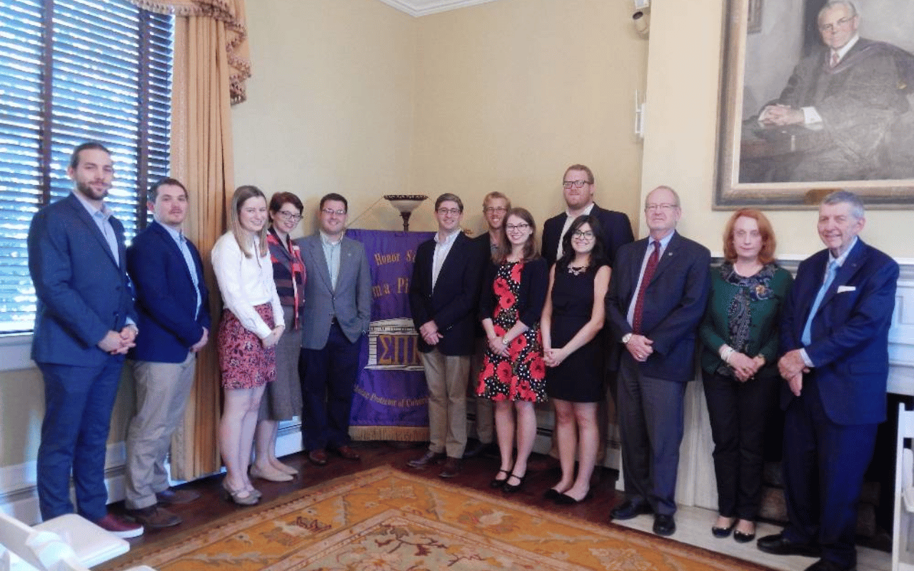 2018 Sigma Pi Kappa inductees.