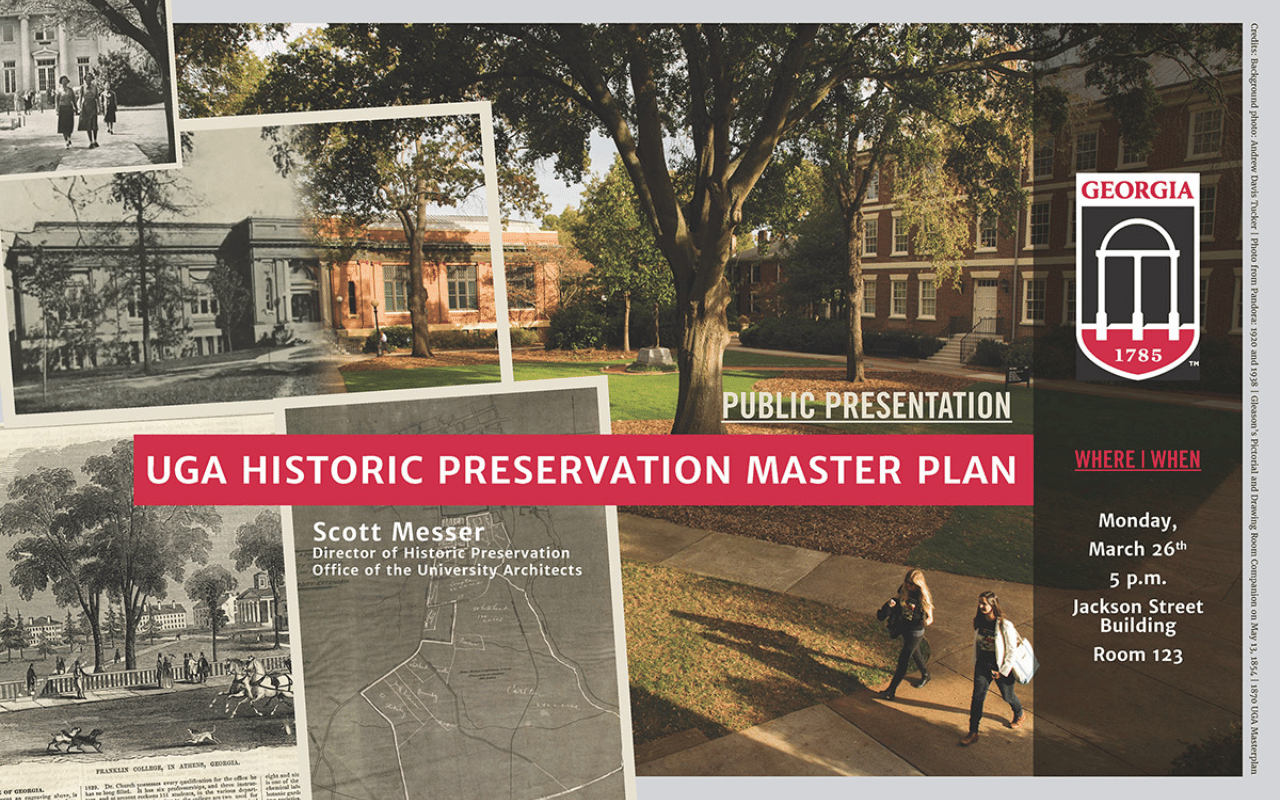 Banner graphic for the CED Historic Preservation Master Plan in 2018.