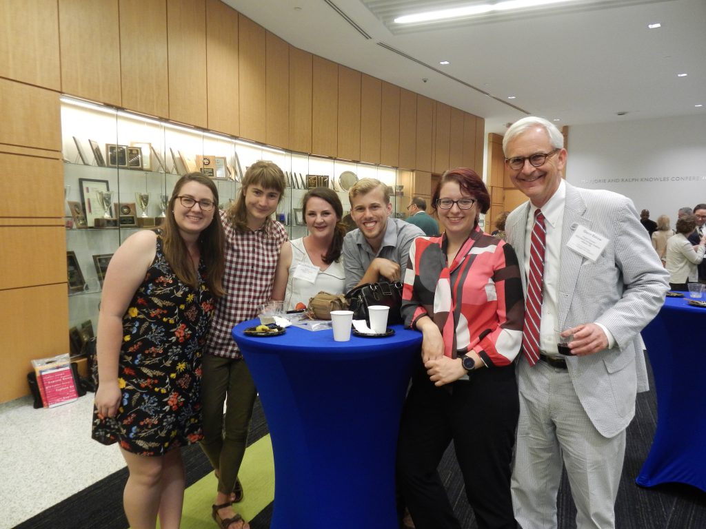 Students pose with Dr. Eskew, GSU Professor and the Coordinator of the GSU World Heritage Initiative