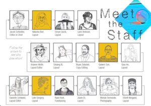 Graphic of the 2017 Georgia Landscape Magazine staff.