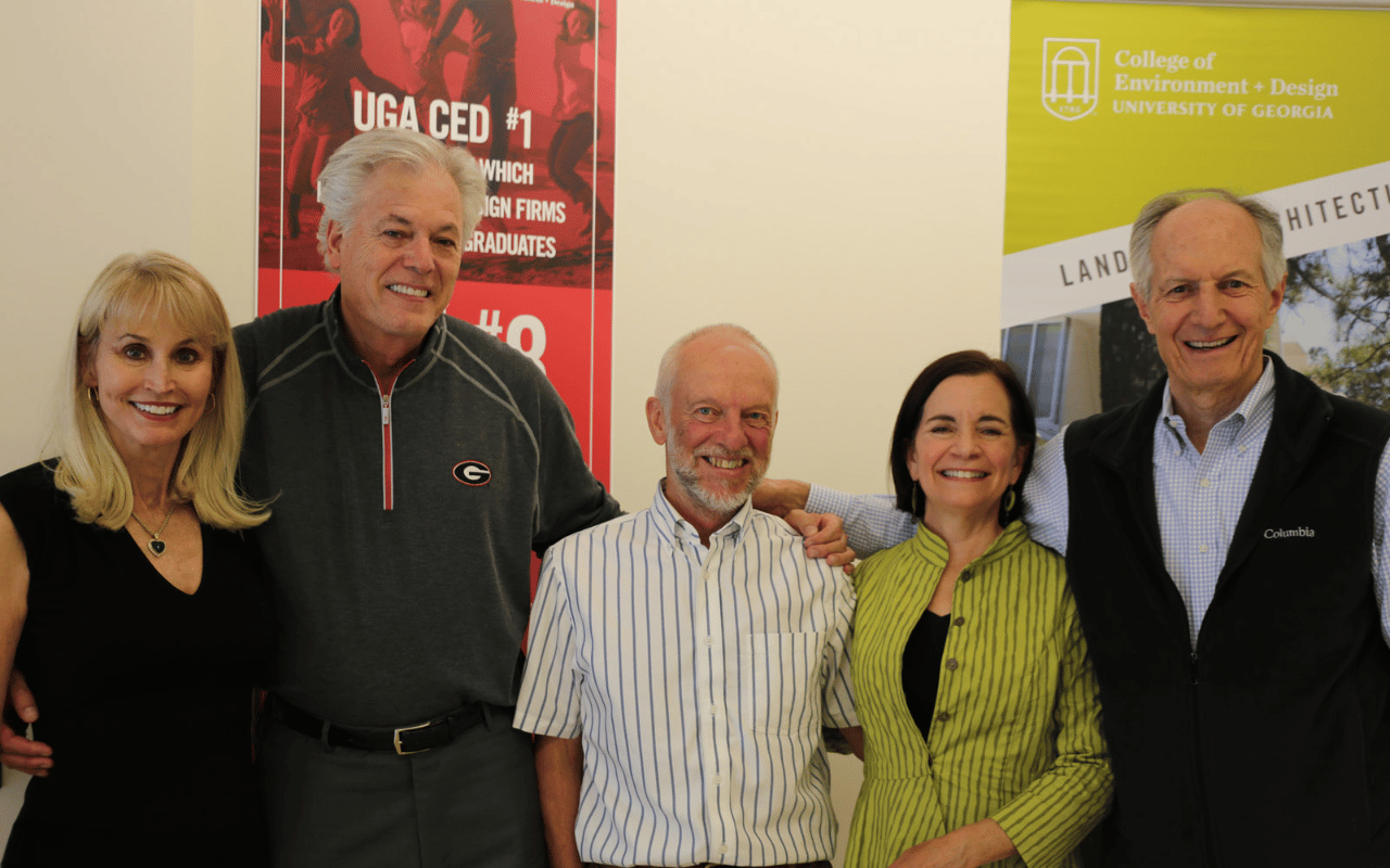 Lawrie Jordan and a group at the 2019 CED Convocation.