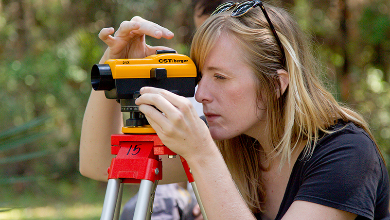 Historic Preservation survey work on Jekyll Island.