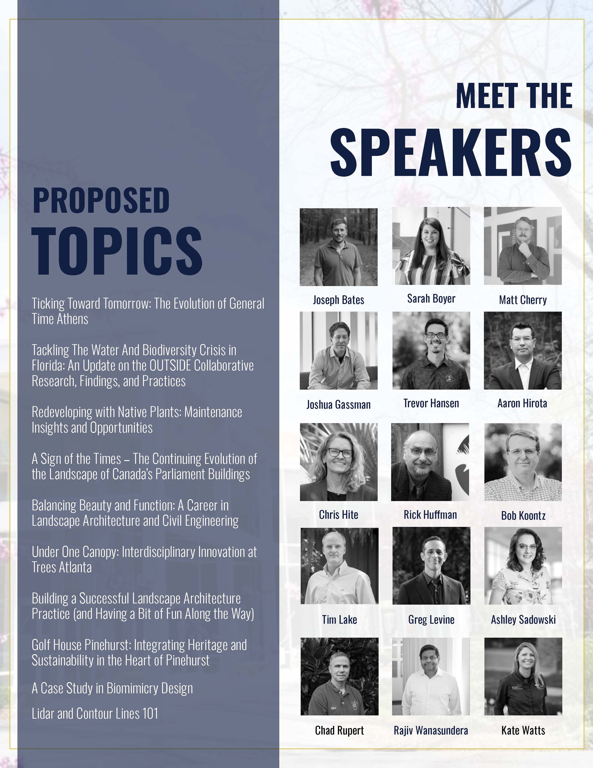 Save the Date brochure page 2 - Click to open a navigable PDF document