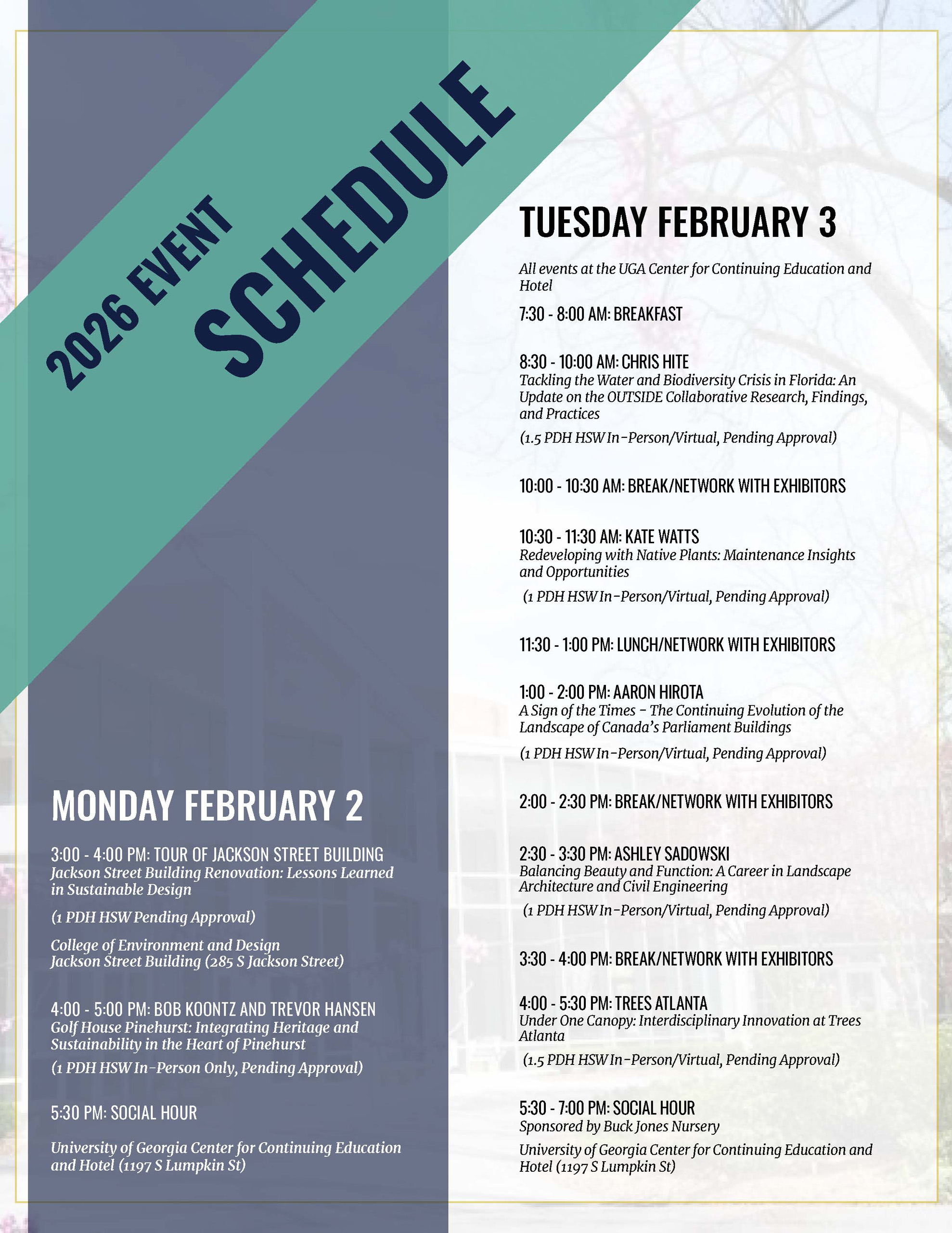 Save the Date brochure page 3 - Click to open a navigable PDF document