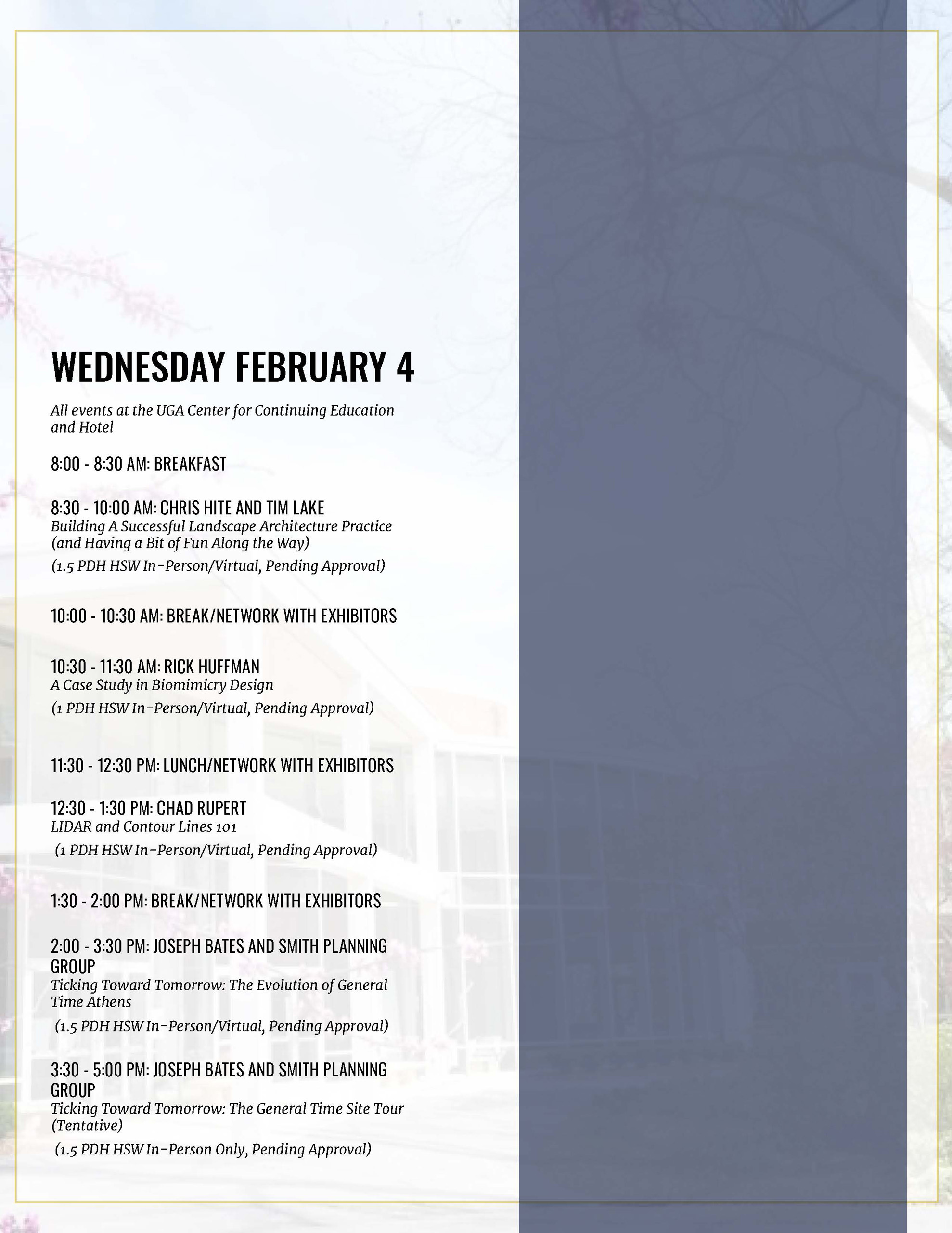 Save the Date brochure page 4 - Click to open a navigable PDF document